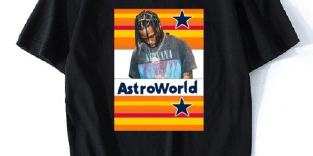 AstroWorld Colored Poster Tee: A Wearable Tribute to Travis Scott’s Iconic Festival