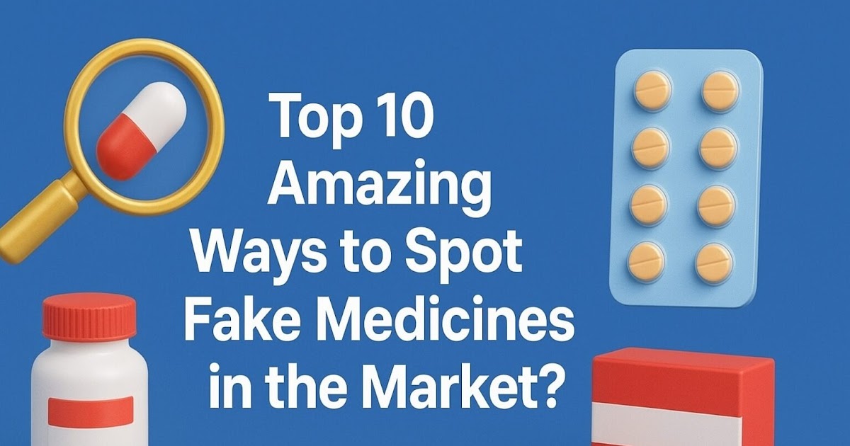 Top 10 Amazing Ways to Spot Fake Medicines in the Market