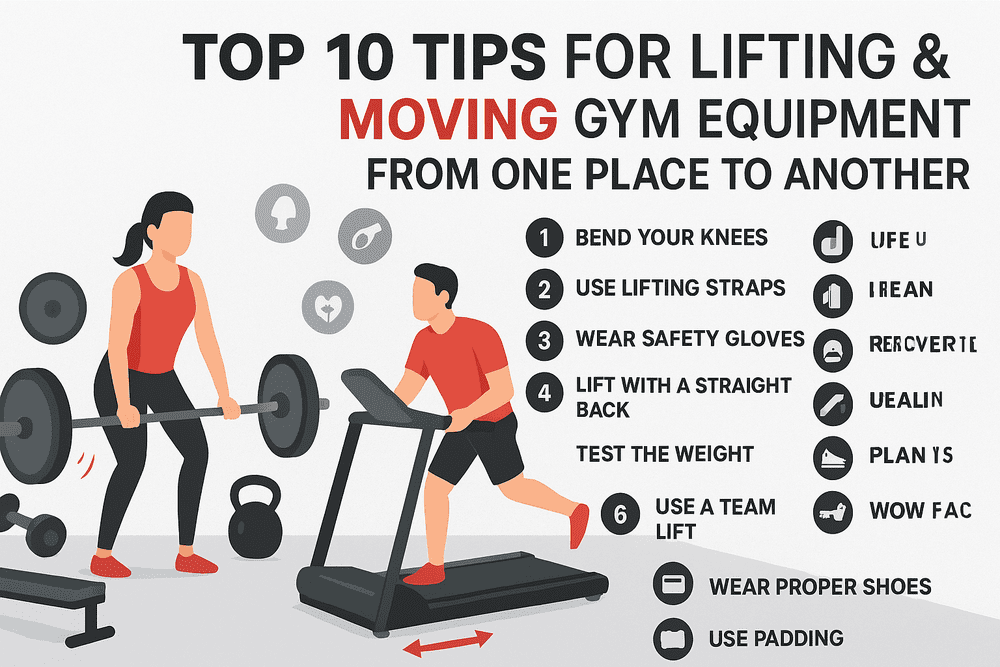 Top 10 Tips For Lifting & Moving Gym Equipment From One Place To Another - Genius Vision