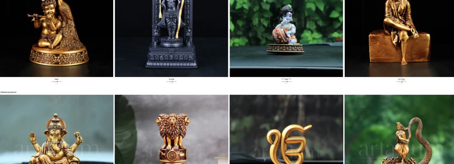 radha krishna statue Cover Image