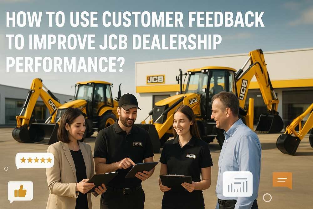 How to Use Customer Feedback to Improve JCB Dealership Performance?