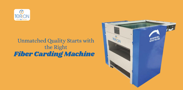 Unmatched Quality Starts with the Right Fiber Carding Machine