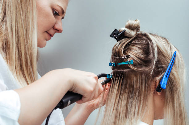 How a Hair Extension Technician Creates Natural-Looking Length - London Connected