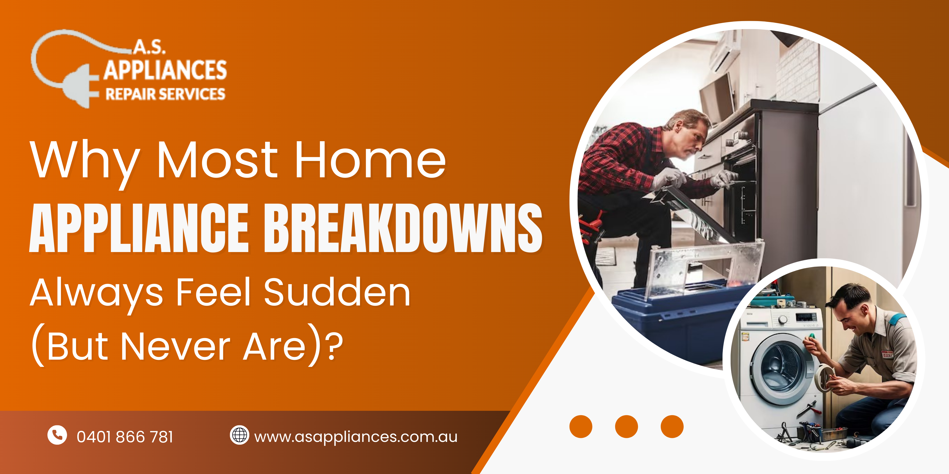 Why Most Home Appliance Breakdowns Always Feel Sudden (But Never Are)? – AS. Appliances