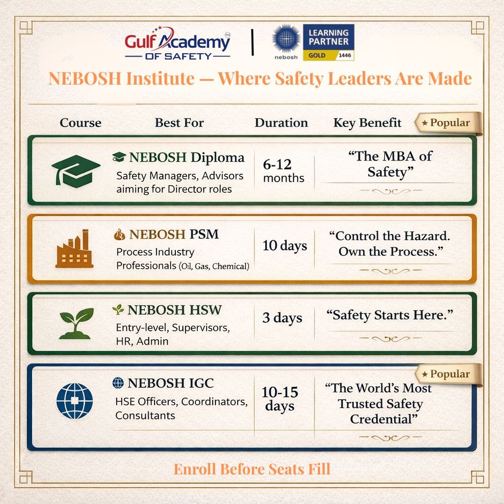 No NEBOSH? No Senior HSE Role — Here's How to Fix That in 2026 - Explore Dubai