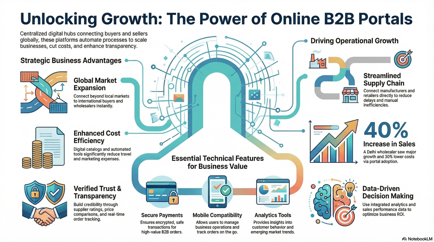 Online Portal Benefits for B2B Growth