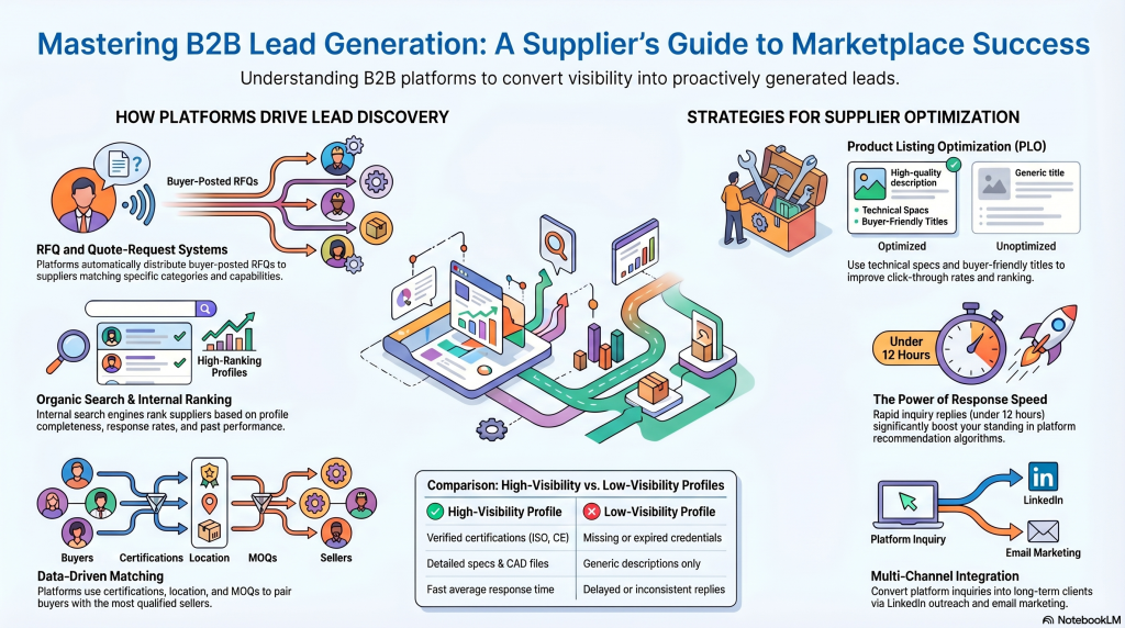 B2B Lead Generation for Suppliers: How Platforms Work