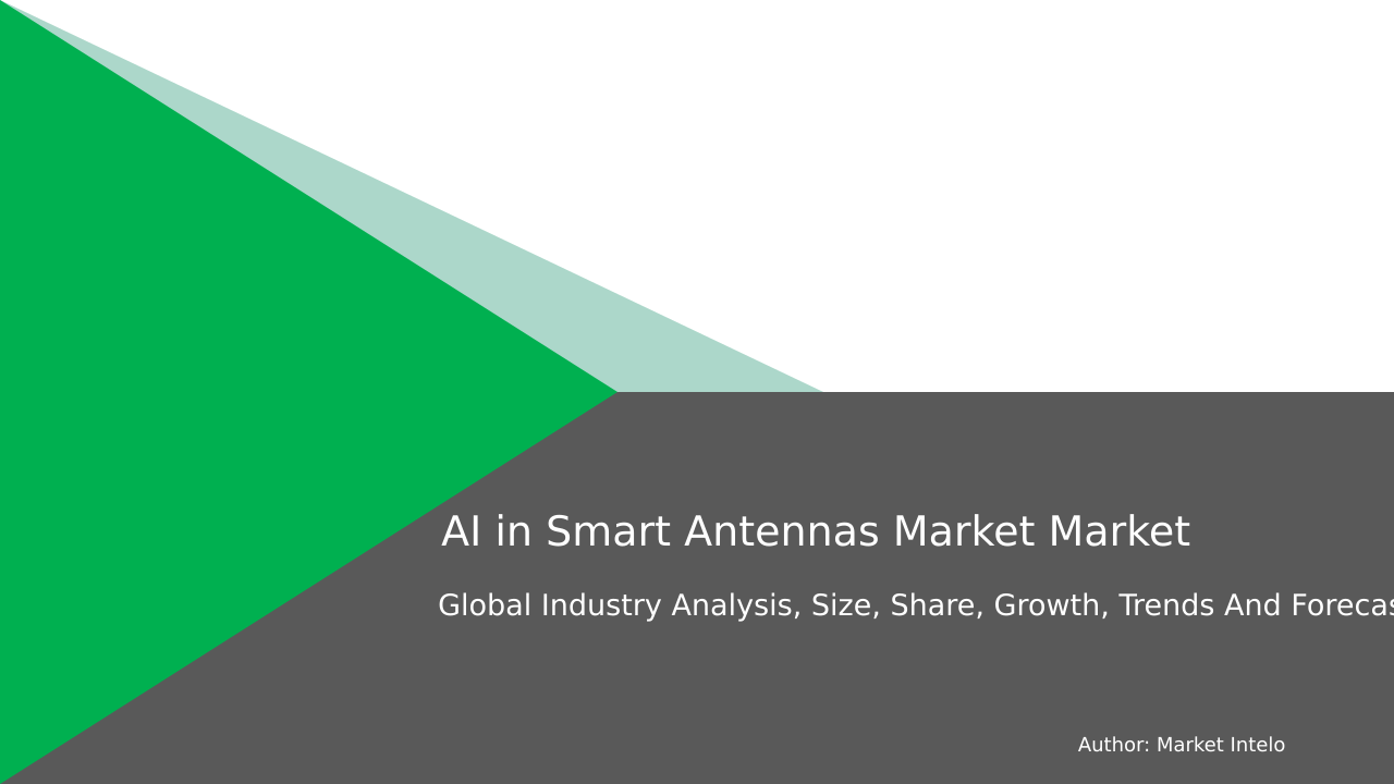 AI in Smart Antennas Market Research Report 2033