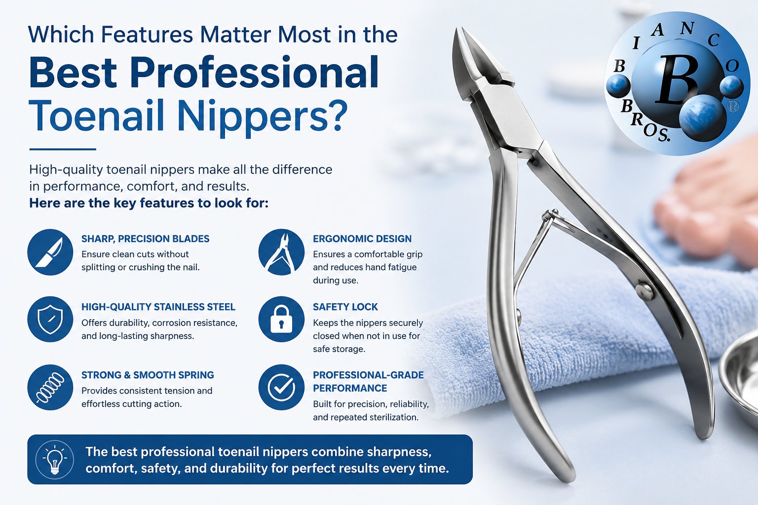 How to Sharpen Nail Clippers | Instrument for Cutting Bone | Bianco Brothers