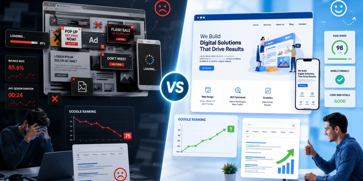 How Poor Web Design Secretly Hurts Your Google Rankings 