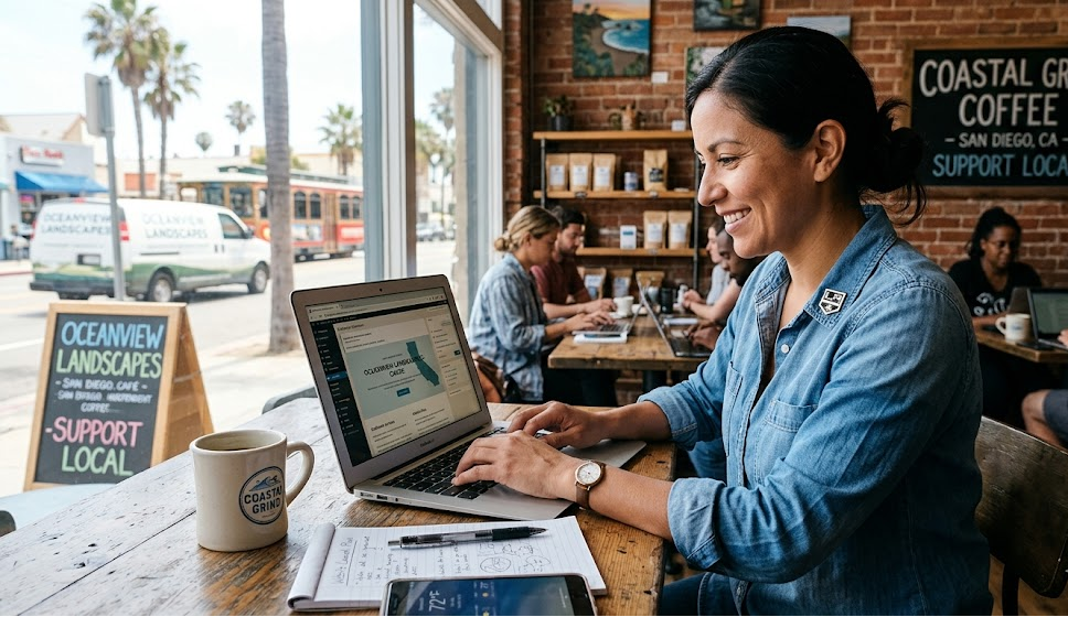 How to Launch a Small Business Website in California on a Budget