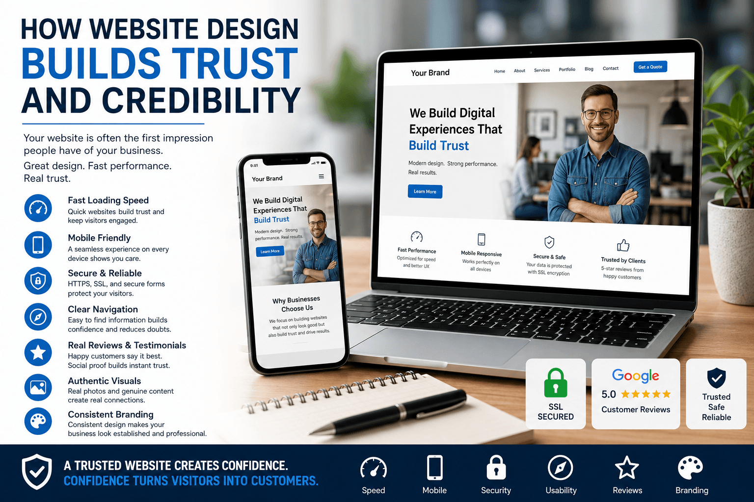 How Does Good Website Design Secretly Build Client Trust?   | Feeding Trends
