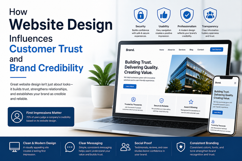 How Website Design Influences Customer Trust and Brand Credibility -...