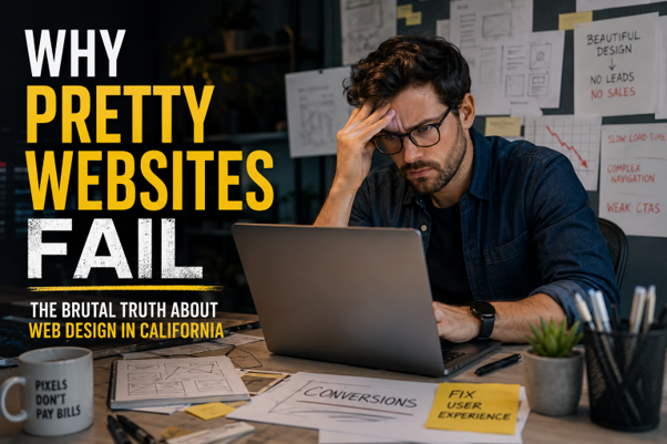 Why Pretty Websites Fail | Web Design Services in California