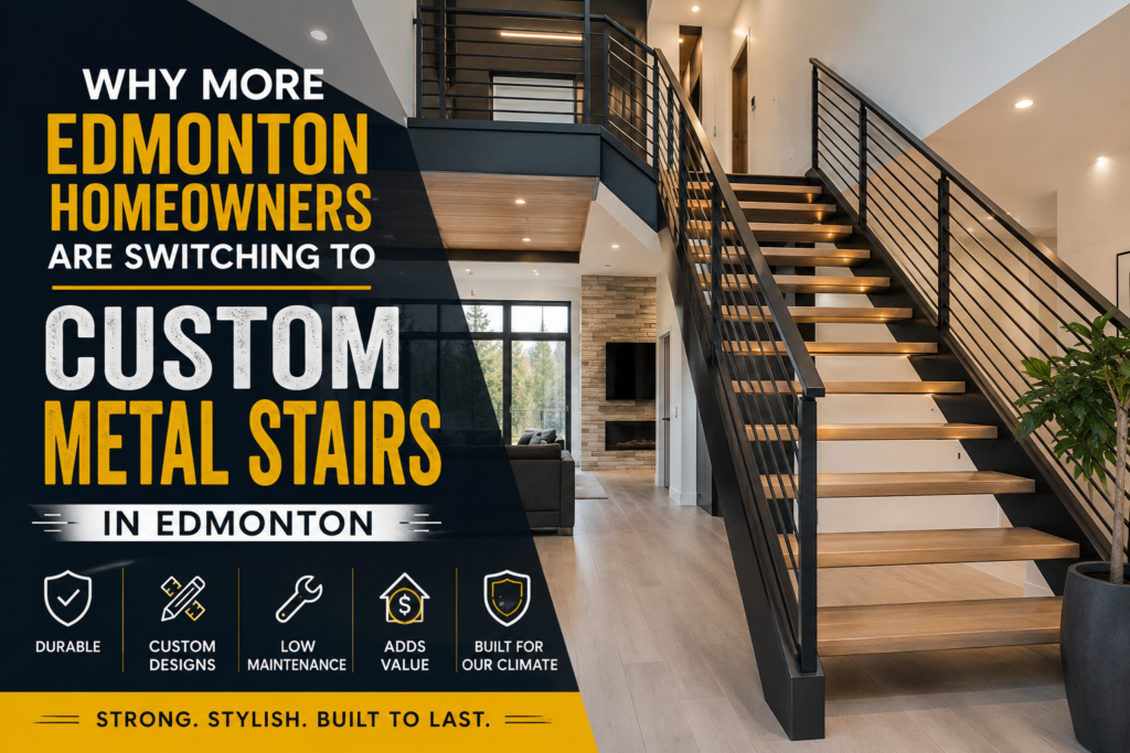 Custom Metal Stairs in Edmonton: What You Need to Know