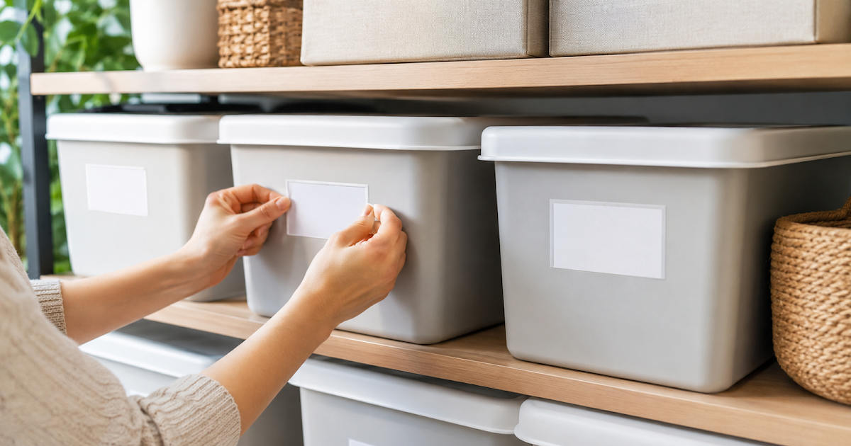 How to Label Storage Boxes for Easy Organization and Retrieval