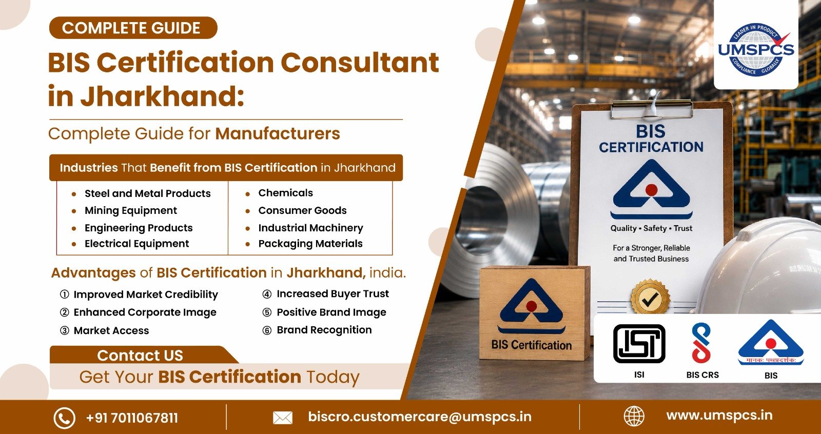 Get BIS Certification Consultant in Jharkhand: Complete Guide