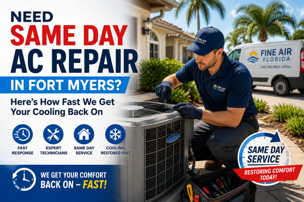 Same Day AC Repair in Fort Myers | Fine Air Florida