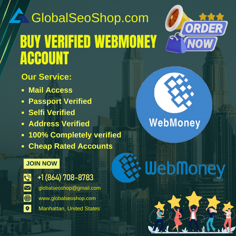 Buy Verified Webmoney Account -Personal & Formal Passports 2026