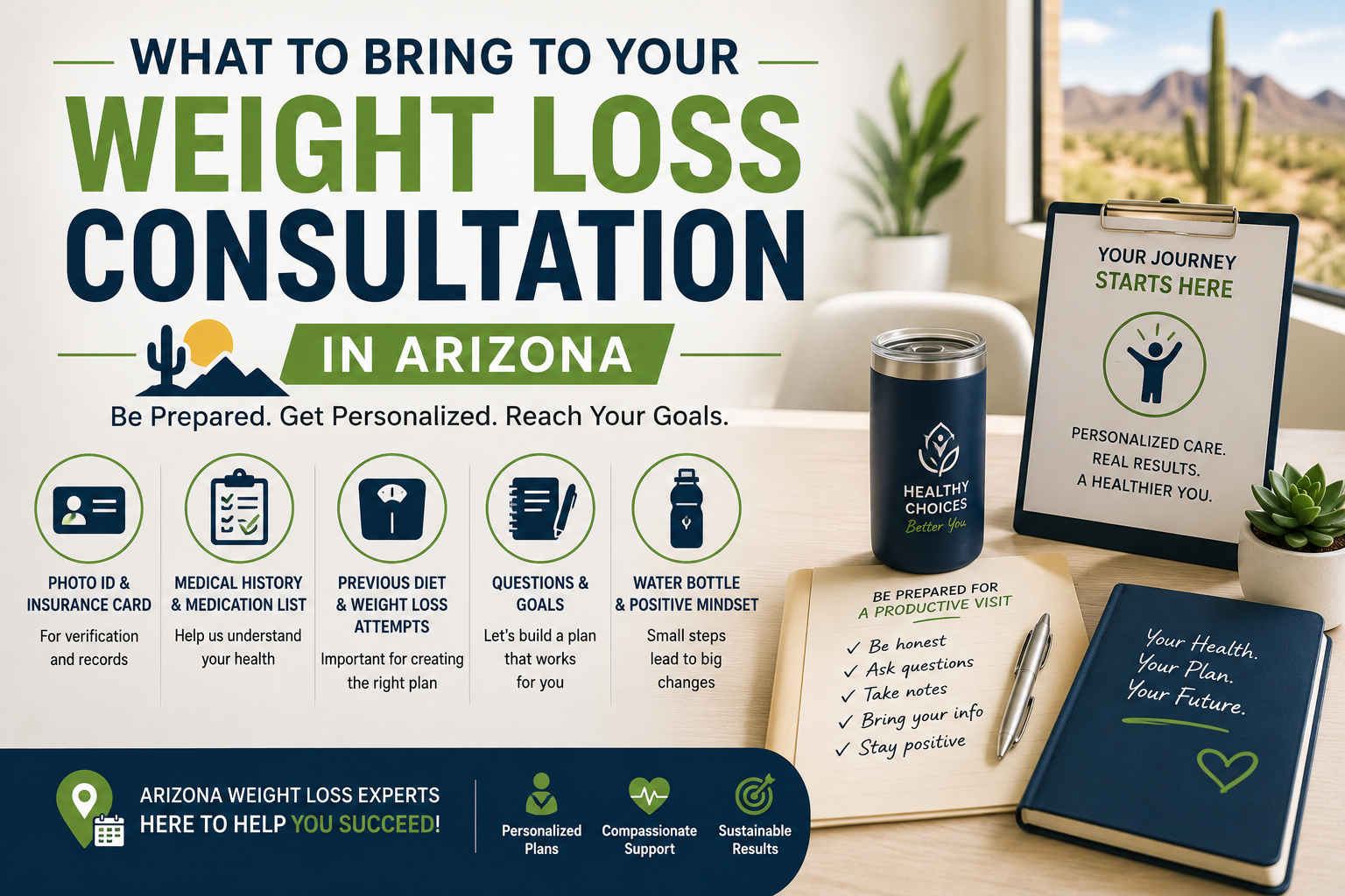 What to Bring to Your Weight Loss Consultation in Arizona - Laveen Medical Weight Loss LLC