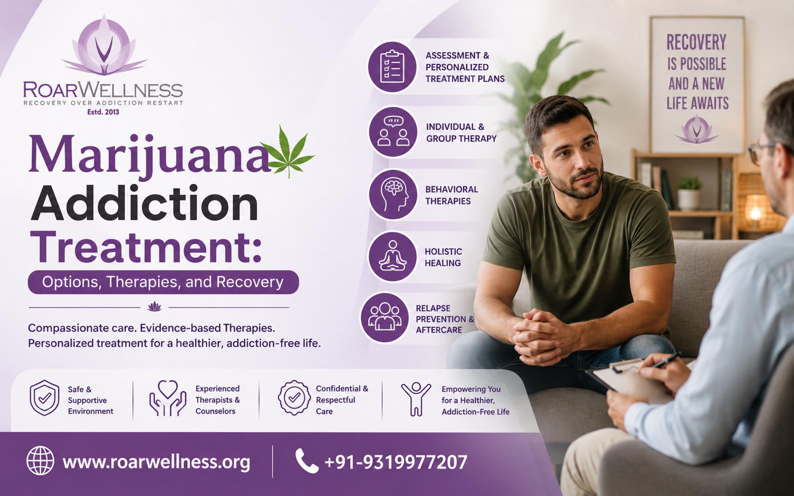 Marijuana Addiction Treatment: Options, Therapies, and Recovery – Rehab Centre in Delhi