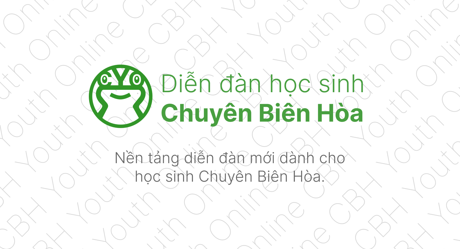 Trung học phổ thông - Diễn đàn học sinh Chuyên Biên Hòa